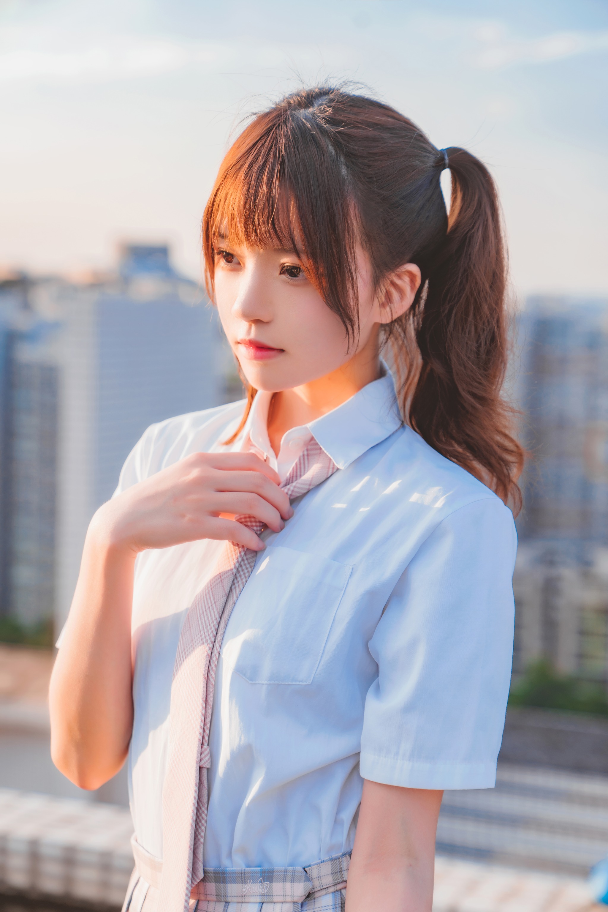 桜桃喵 - NO.109 橘子汽水 [15P]-XikXak